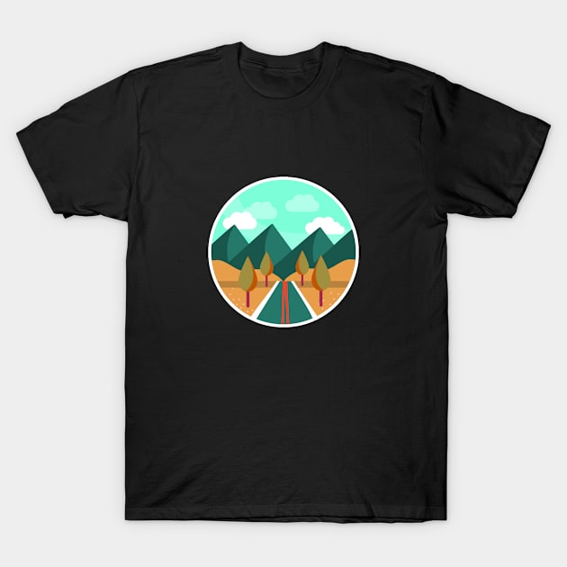 Summer Landscape Forest T-Shirt by DMJPRINT